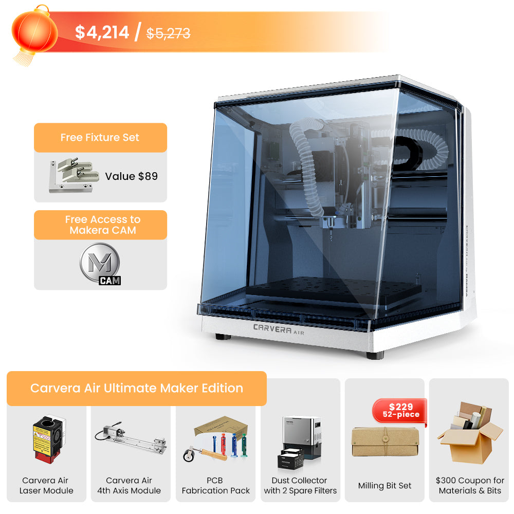 <tc>Carvera Air</tc> デスクトップCNCマシン