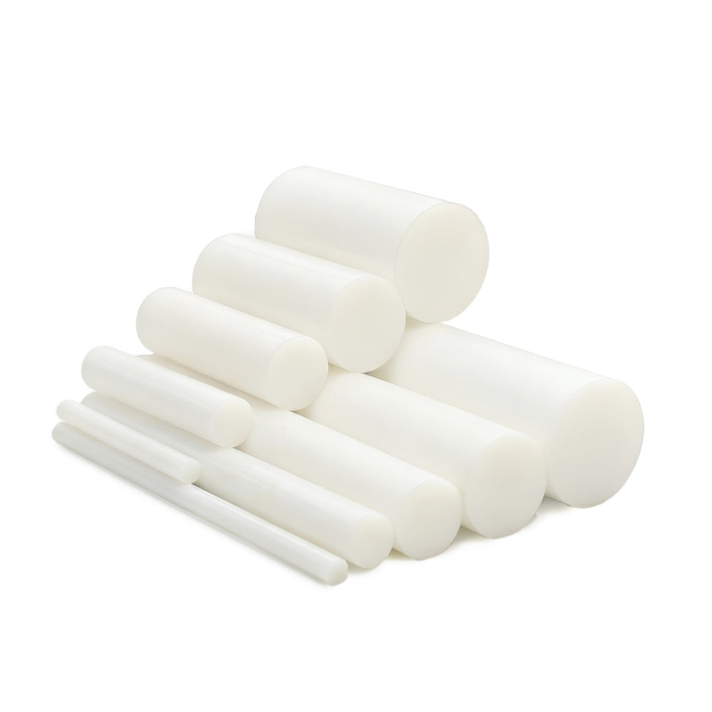 White Delrin Round Bar