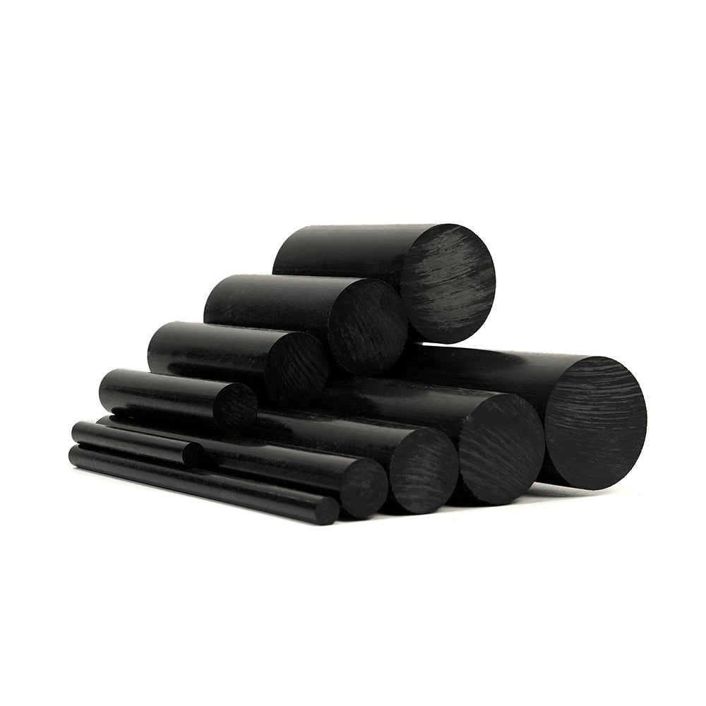Black Delrin Round Bar