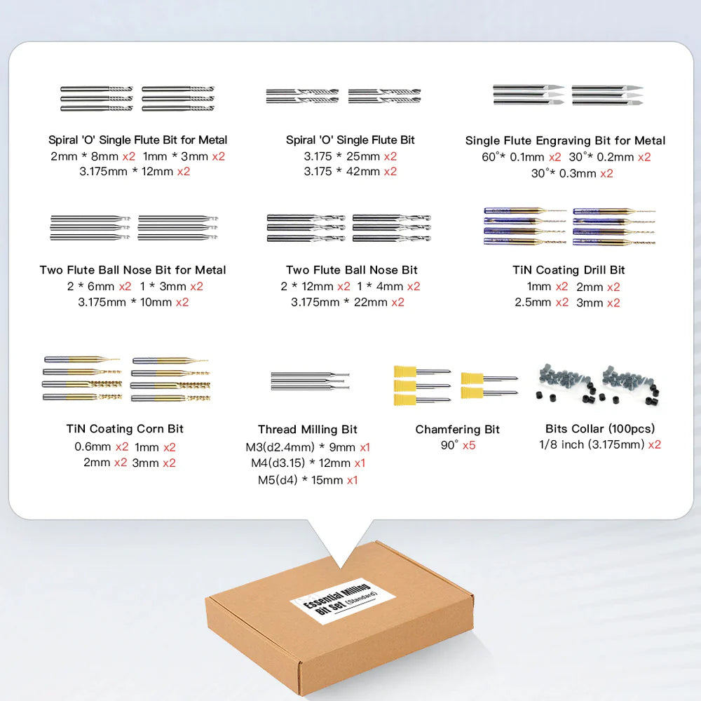 Essential Milling Bit Set