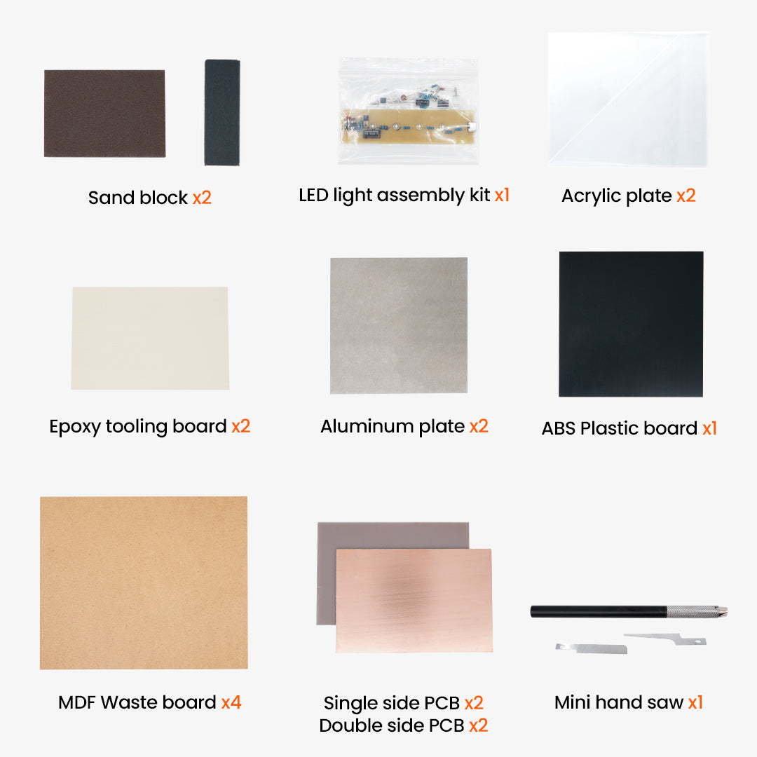 Carvera Examples Material Kit