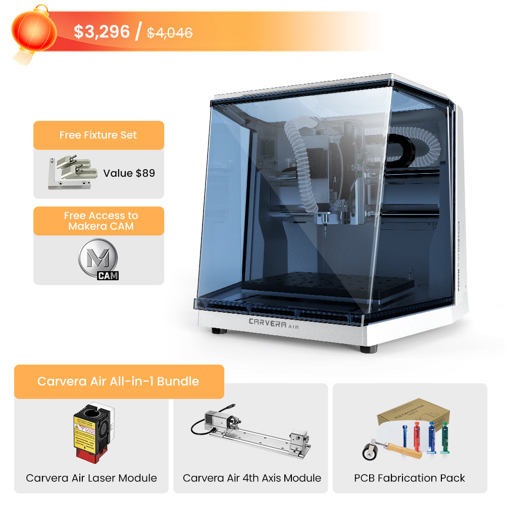<tc>Carvera Air</tc> デスクトップCNCマシン
