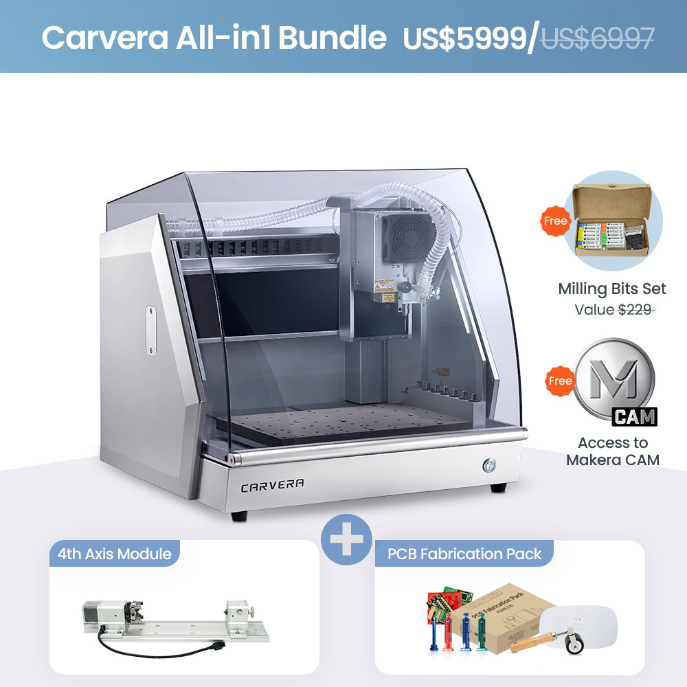<tc>Carvera</tc> Máquina CNC de escritorio