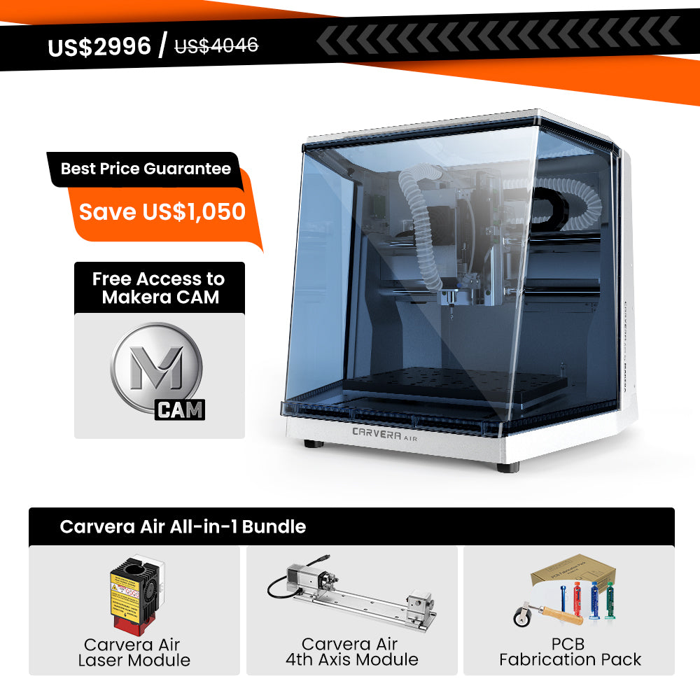 <tc>Carvera Air</tc> デスクトップCNCマシン