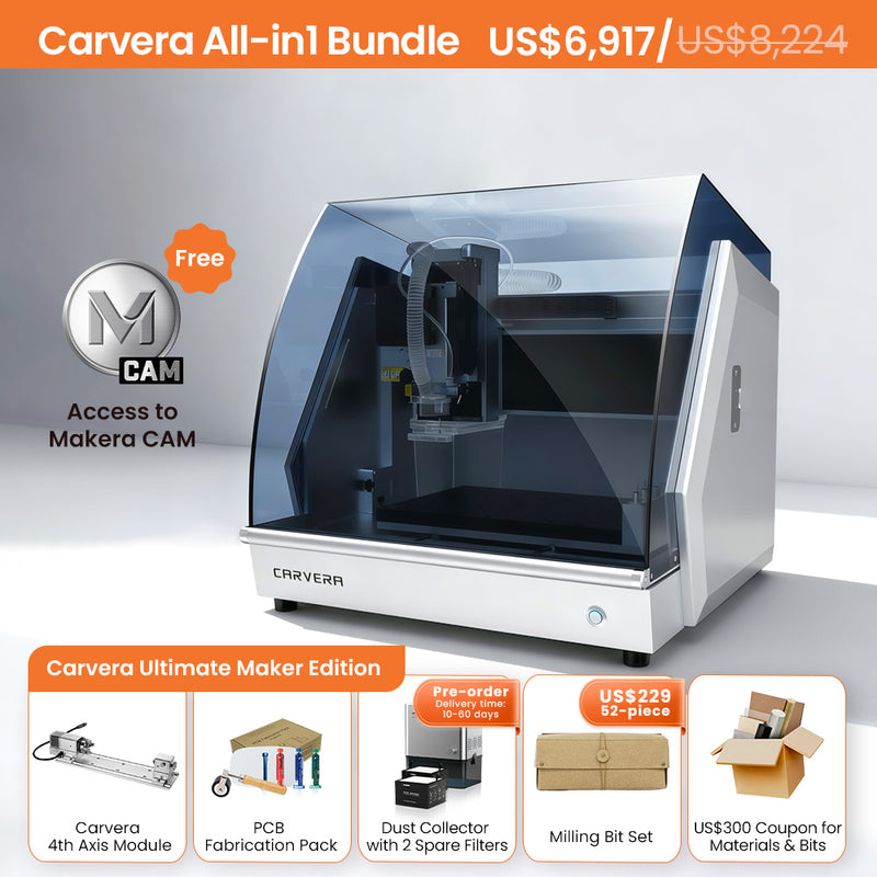 Carvera: The Smartest Desktop CNC Machine – Makera Global