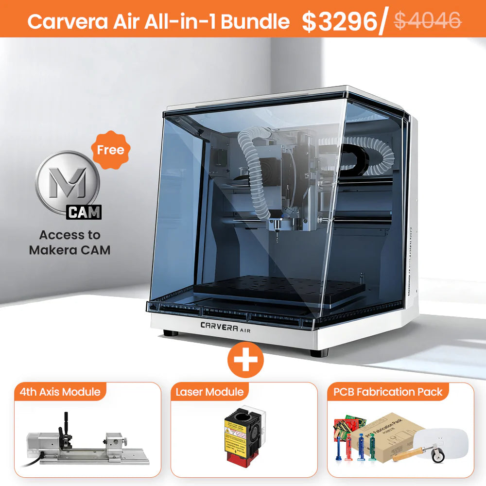 Carvera Air: A Smart and Affordable Desktop CNC Machine – Makera Global