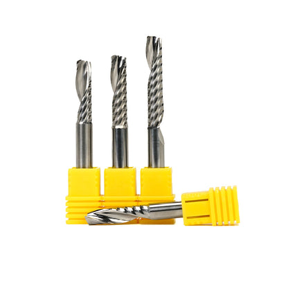 Spiral 'O' Single Flute Bit - 6mm (15/64″) Shank