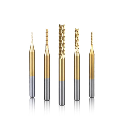 Embout de maïs à revêtement TiN - tige 1/8″